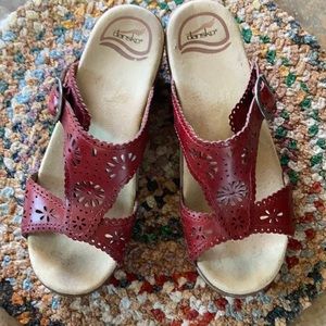 Dansko Red Sandals